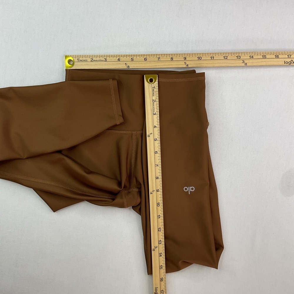ALO Yoga Airlift High Waist 7/8 Leggings Womens 2XS Cinnamon Brown Pants W5766R - Picture 6 of 8